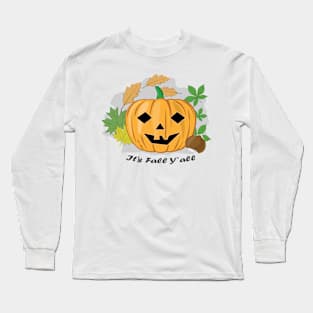 Halloween Pumpkin - Funny Long Sleeve T-Shirt